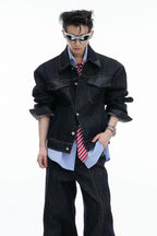 Croc Patch Denim Jacket