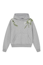 Green Wreath Cropped Hoodie