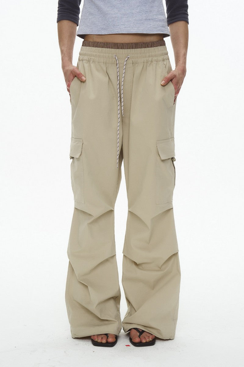 Plaid Multi Pocket Cargo Pants
