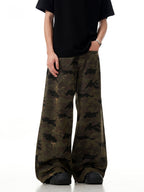 Camo Washed Cargo Jeans