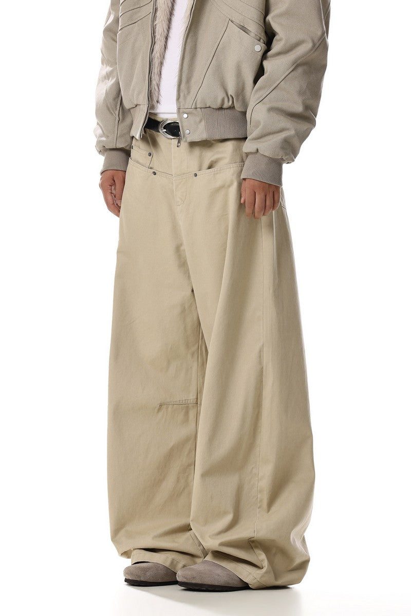 Vintage Curved Cargo Pants