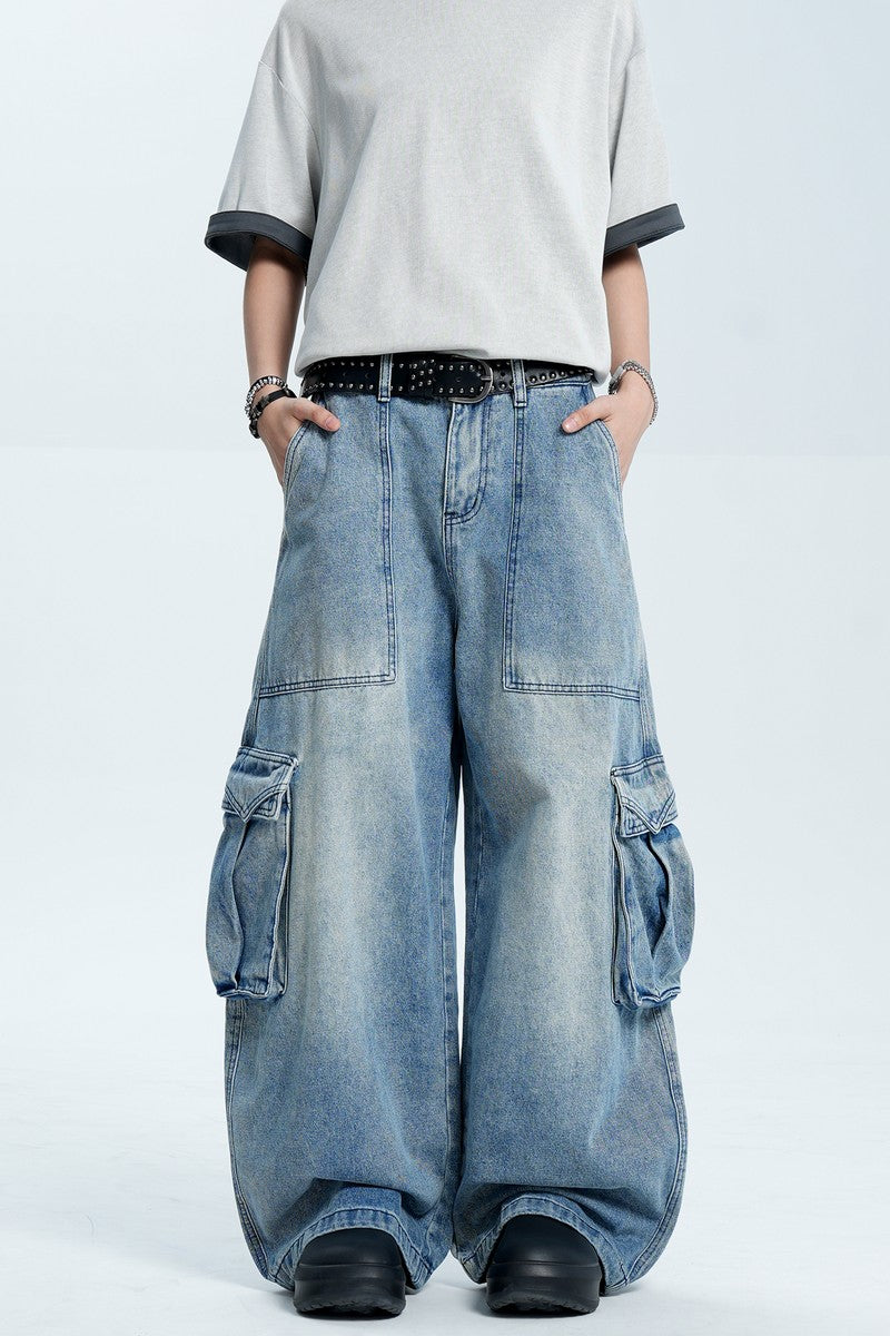 Scythe Pocket Denim Cargo Pants