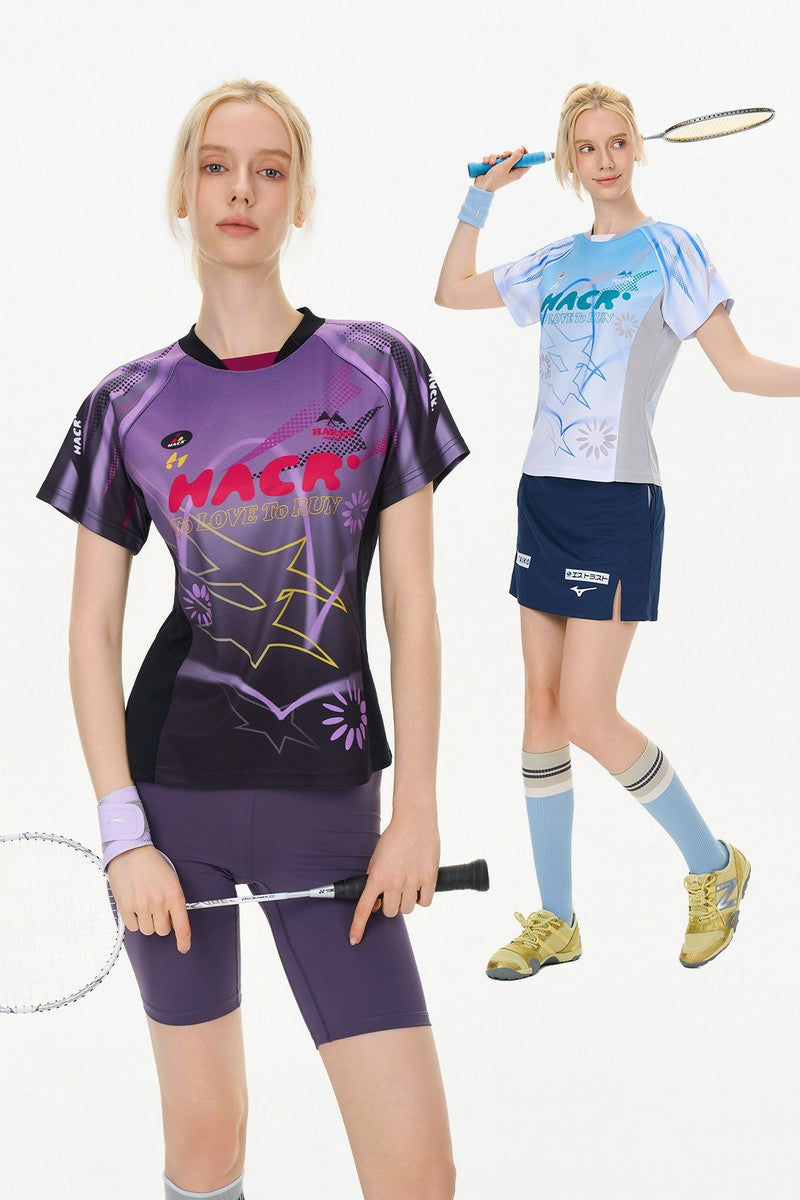 Badminton Quick-Dry Print Tee