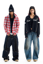 Reversible Plaid Overshirt Jacket