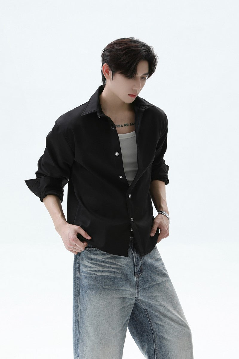 Structured Anti Wrinkle Button Shirt