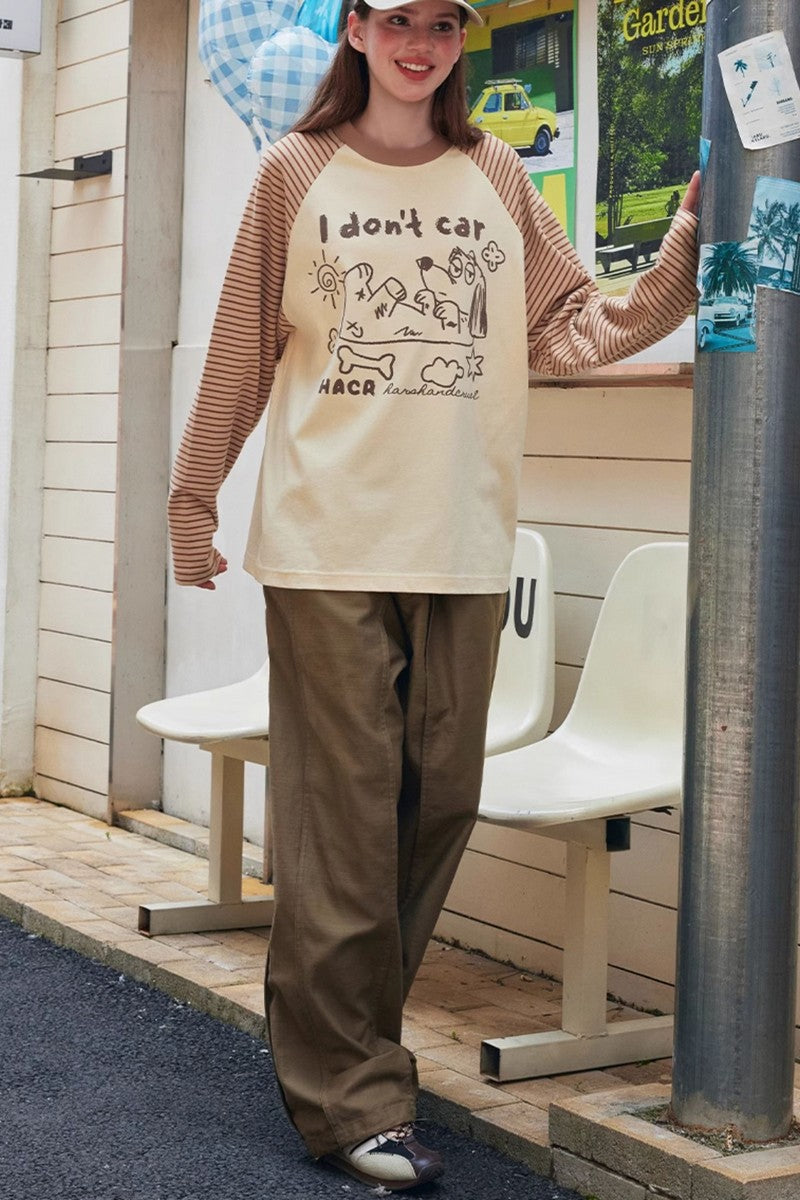 Raglan Dog Sketch Tee