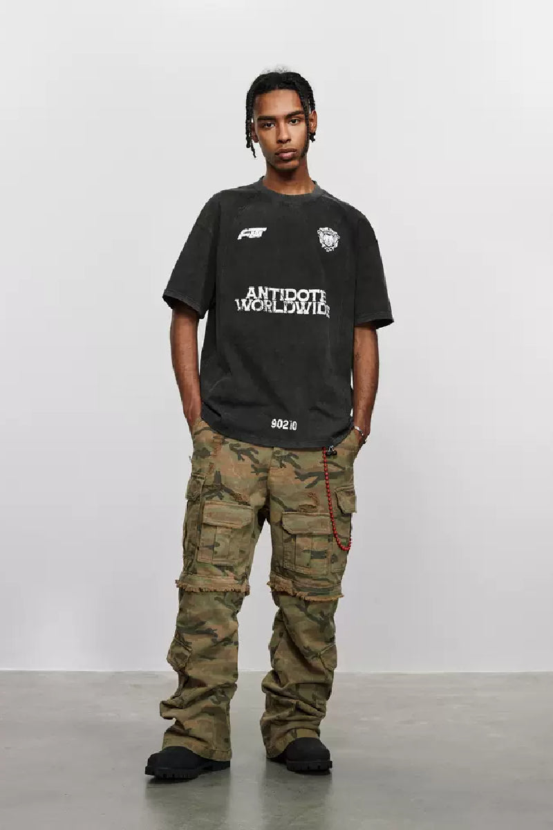 Vintage Patchwork Sports T-Shirt