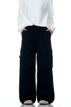 Wrinkled Multi-Pocket Cargo Pants