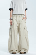 Drawstring Multi Pocket Pants