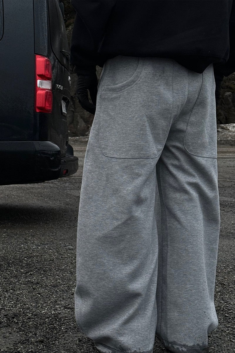 Relaxed Fit Deconstructed Sweatpants