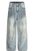Stained Vintage Straight Jeans