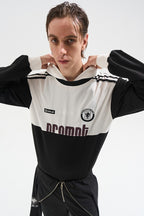 Colorblock Inverted Hoodie Tee