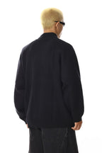 Loose Knit Cardigan Sweater