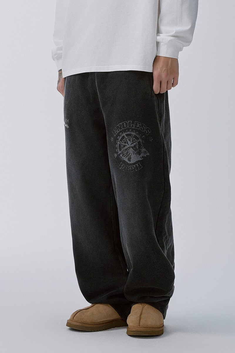 Washed Graphic Heavyweight Sweatpants