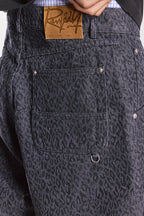 Leopard Cargo Shorts