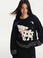 Star Sheep Crewneck Sweater