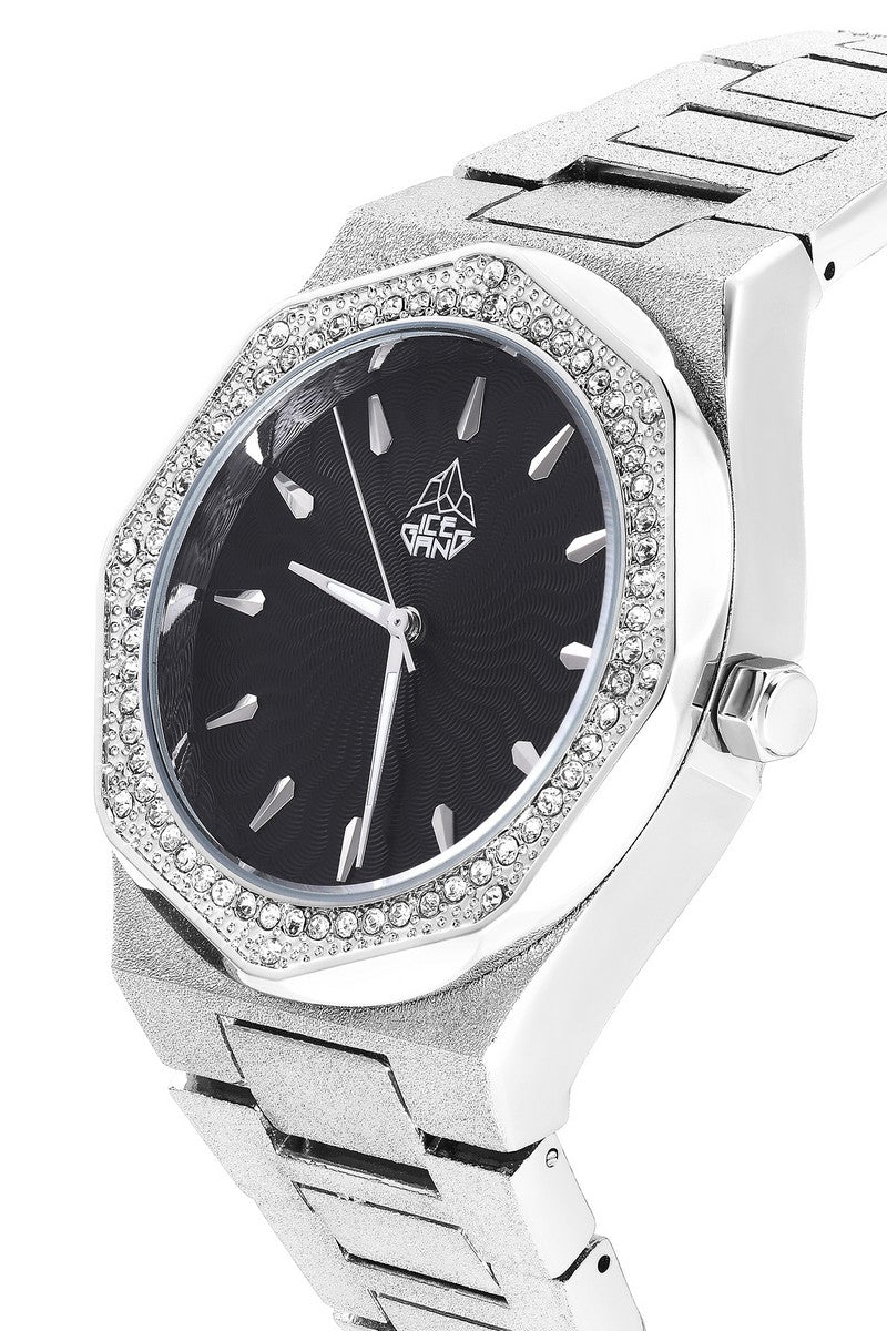 Iced Out Chrono Watch