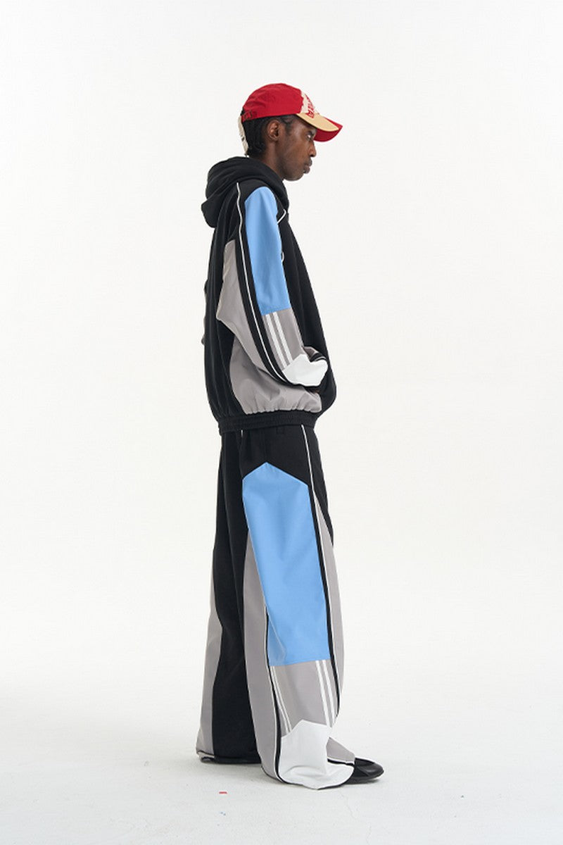 Colorblock Embroidered Track Jacket