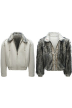 Reversible Fur Heavy Puffer Jacket