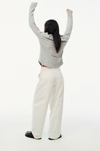 Vintage Cotton Banana Wide-Leg Pants