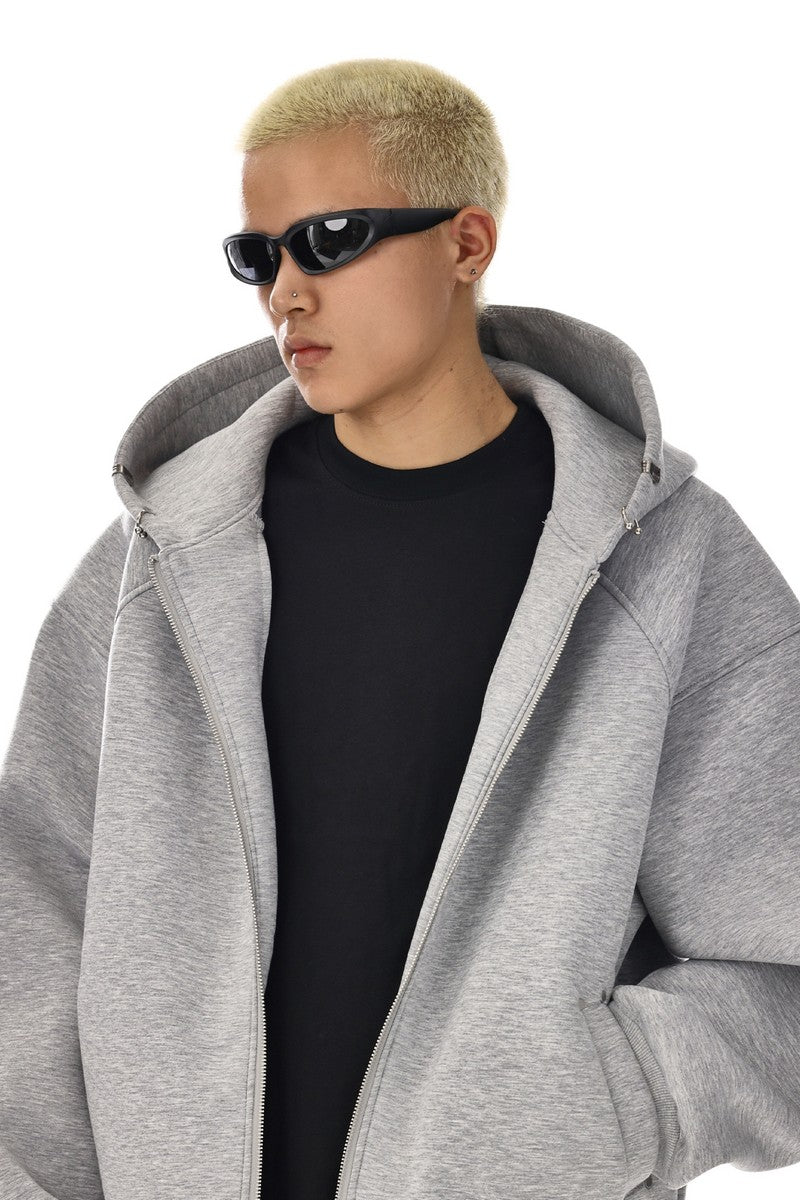 Boxy Heavyweight Zip Hoodie