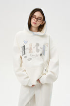 Lace Flower Shell Hoodie