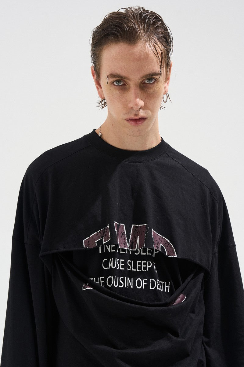 Double Layer Graphic Tee