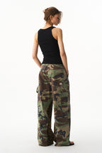 Camo Leopard Workwear Pants