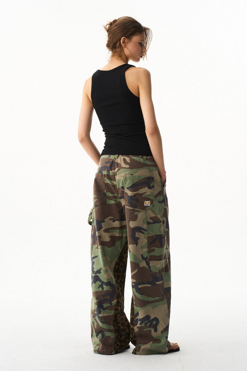 Camo Leopard Workwear Pants