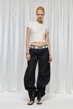 Heart Patch Vintage Straight Jeans