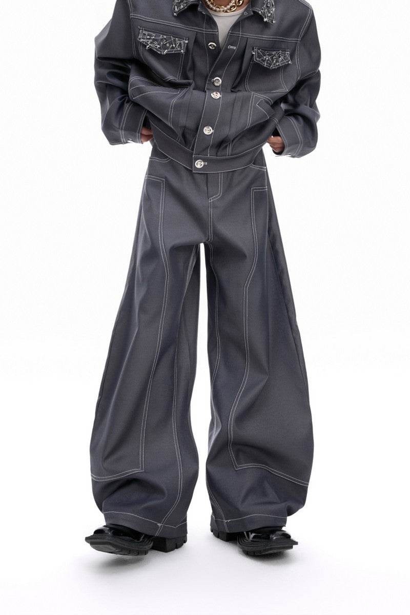 Structure Detail Work Pants