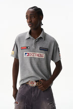 Waffle Badge Polo Shirt