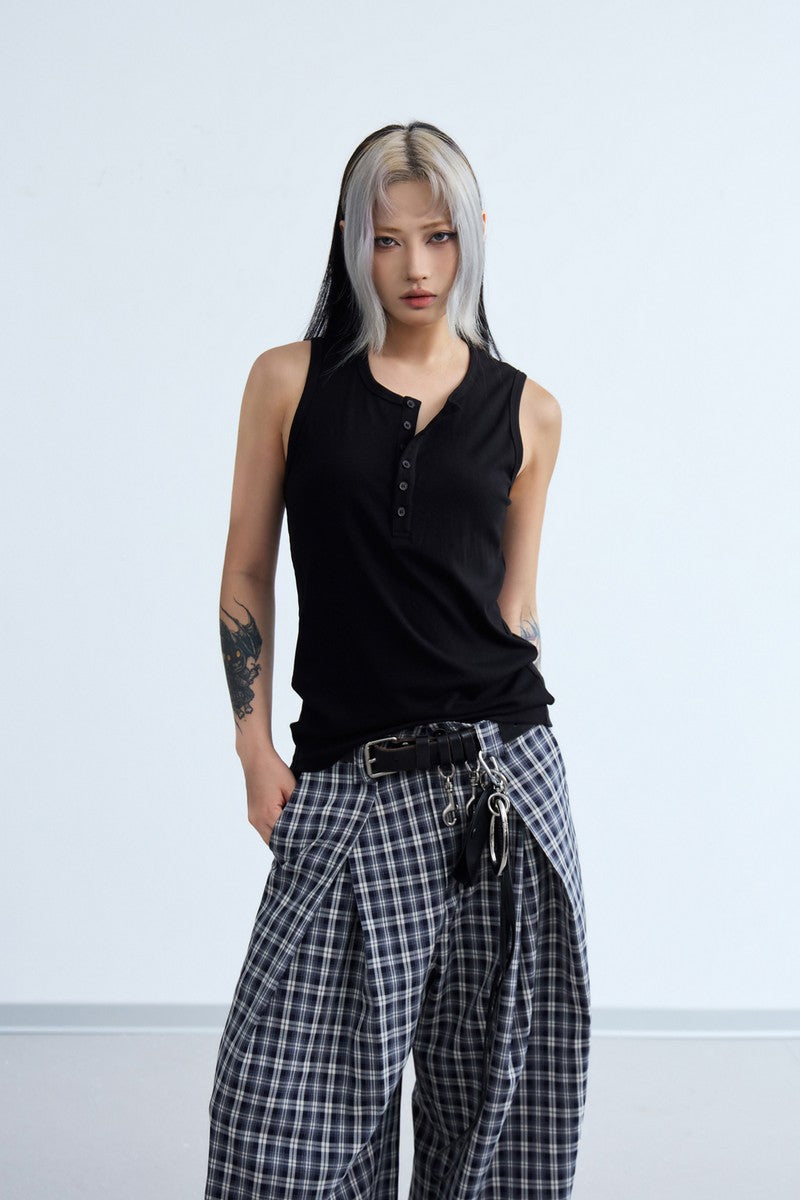 Modal Henley Slim Tank