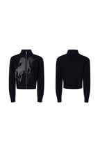 Unicorn Print Rhinestone Cardigan