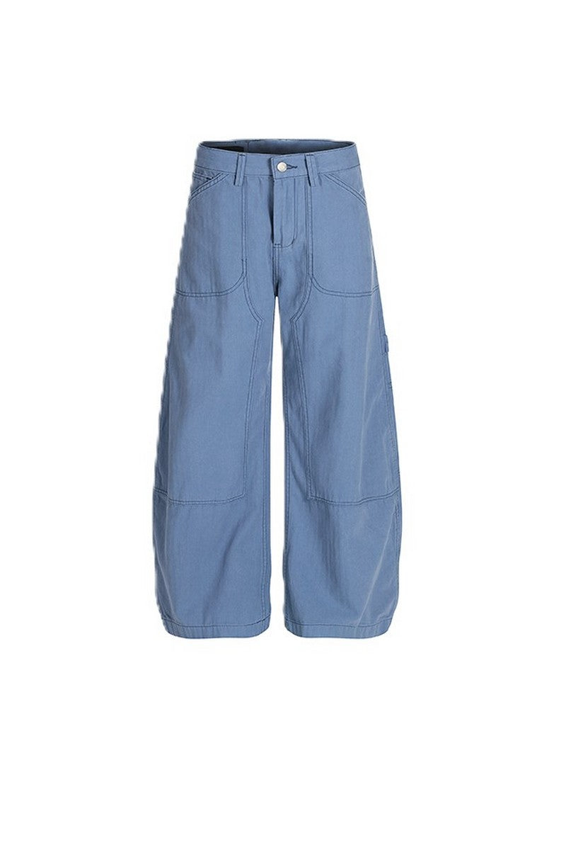 French Blue Workwear Pants