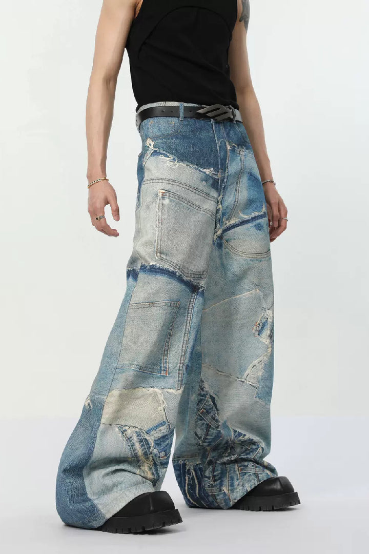 Patchwork Vintage Jeans