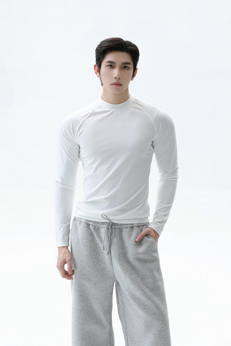 Slim Fit Crewneck Sports Tee