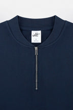 Zip Henley Cotton Tee