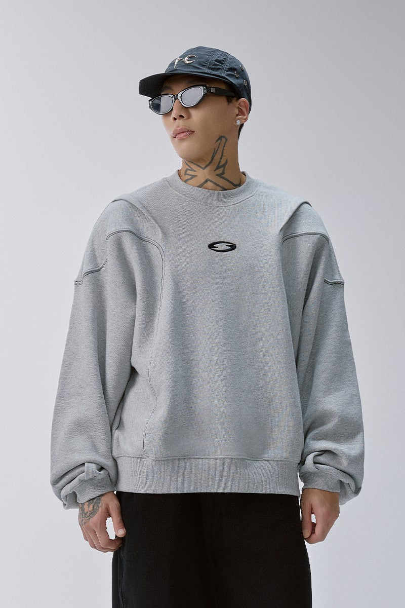Embroidered Logo Heavyweight Sweatshirt