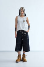 Badge Print Slim Tank