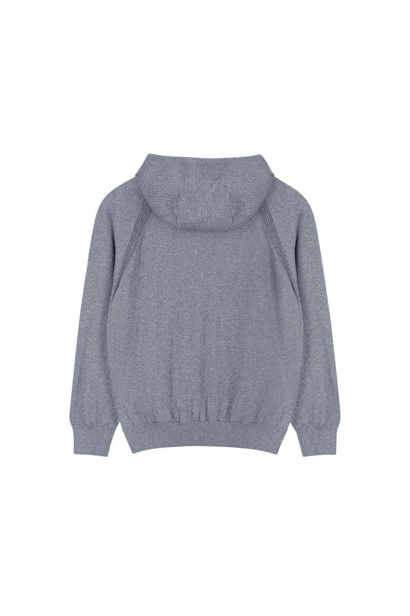 Cashmere Blend Zip Hoodie