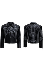 Deconstructed Studded Jacket