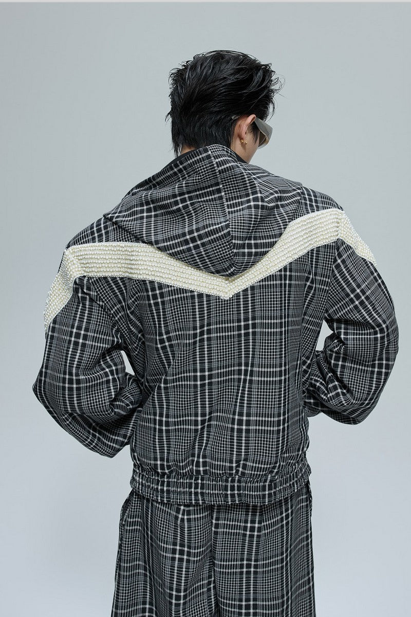 Reversible Houndstooth Pearl Jacket