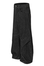 Distressed Blade Baggy Jeans