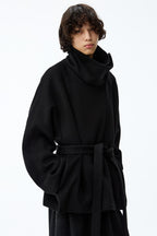 Asymmetric Zip Coat