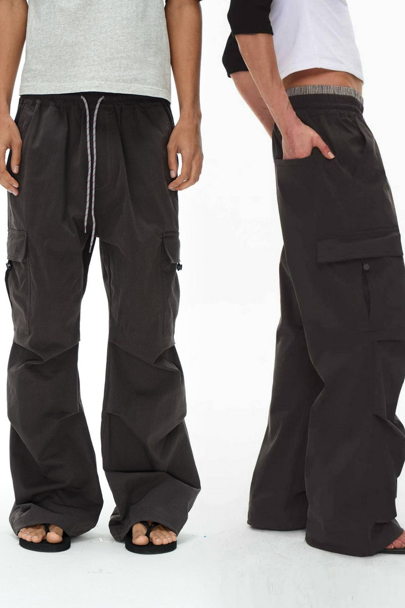Plaid Multi Pocket Cargo Pants