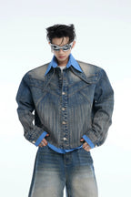 Layered Denim Jacket