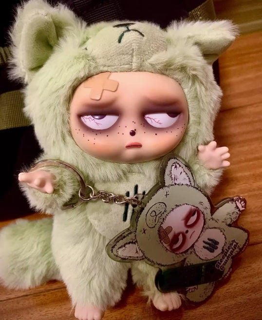 Sleepless Grumpipi™ Blind Box — Plush + Mini Keychain (Sleepless Series)