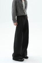 Pleated Wide Leg Trousers