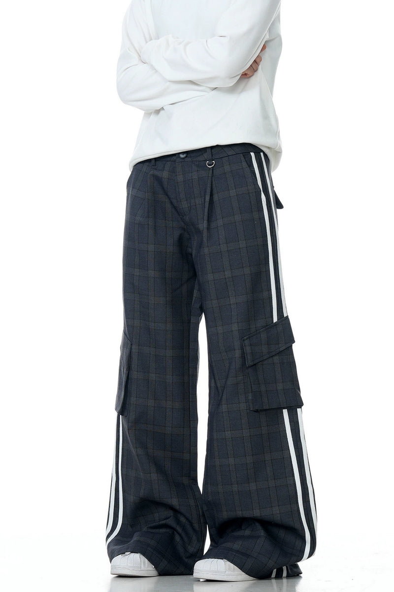 High-Street Triple Stripe Trousers